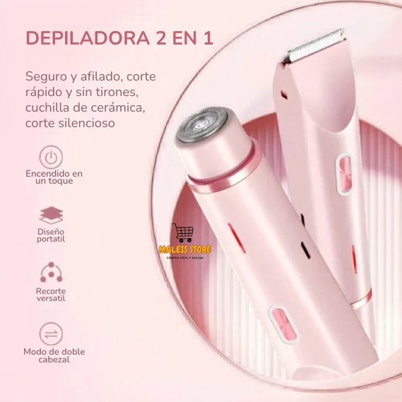 Depiladora Femenina - Adiós pelitos
