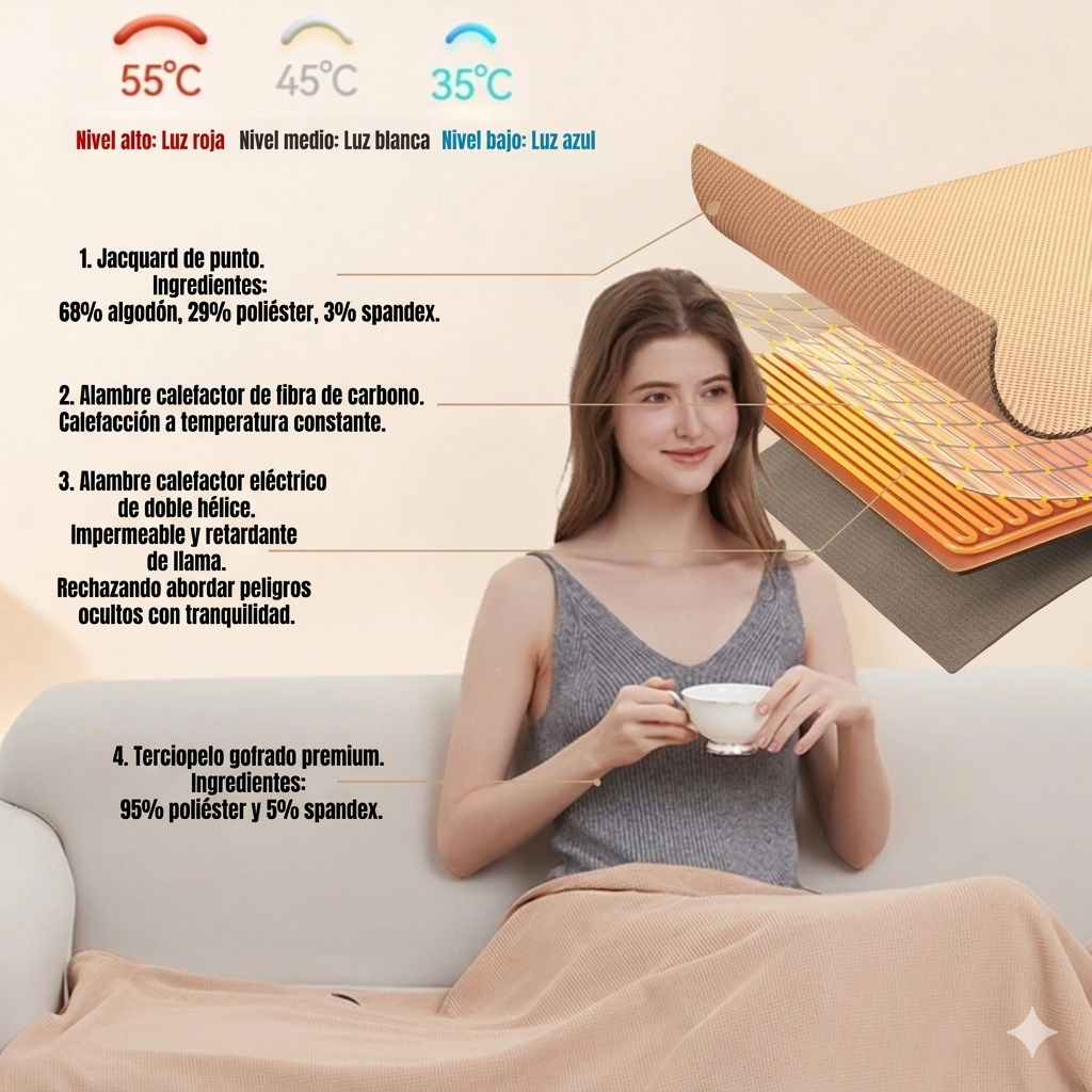 Manta Calefactora Eléctrica