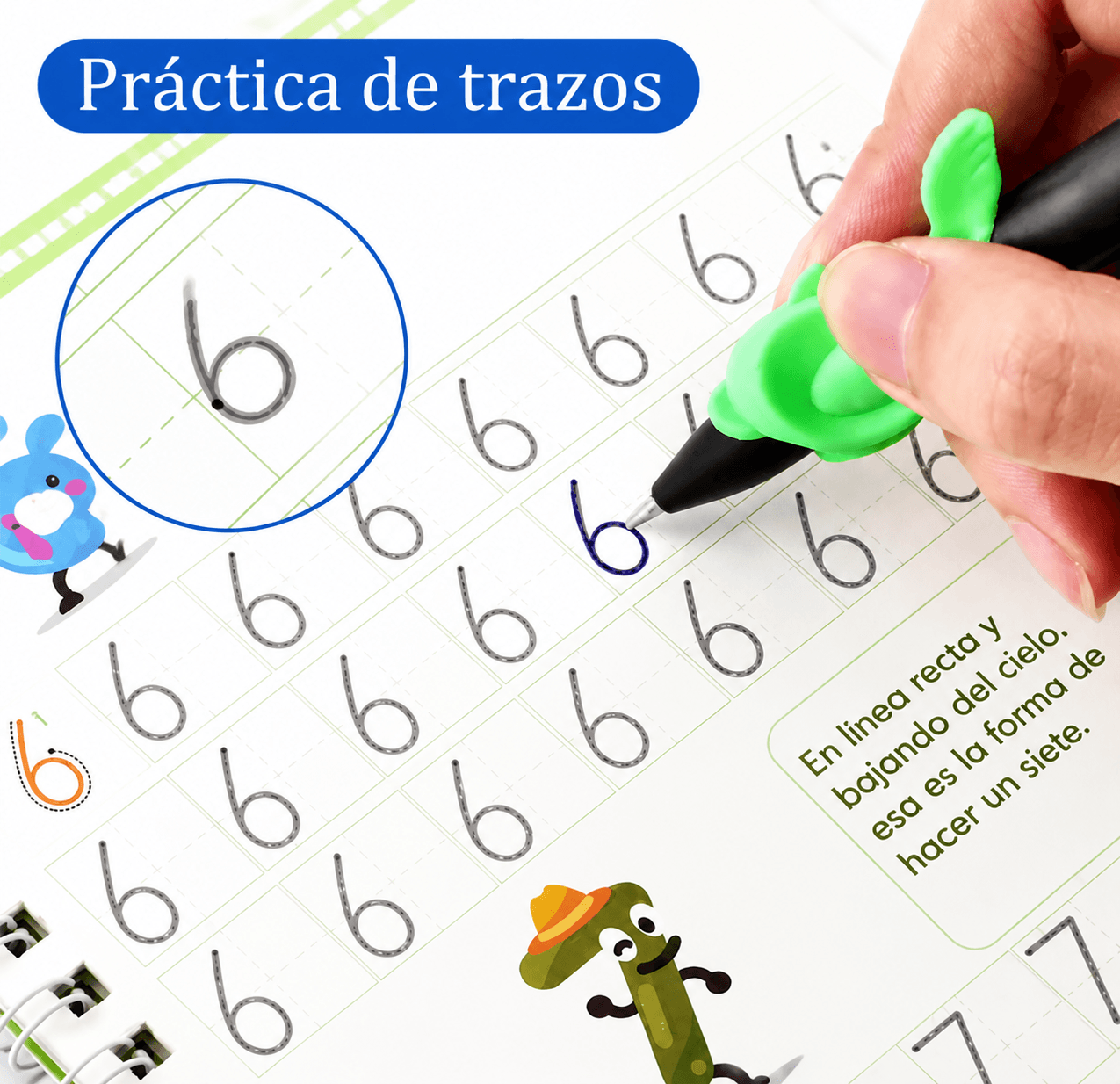 Set Cuadernos Magicos de Caligrafia Montessori