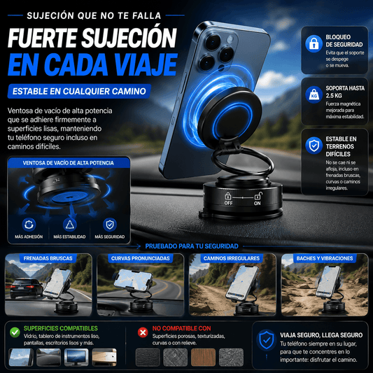 Soporte Magnético para celulares ULTRA RESISTENTE