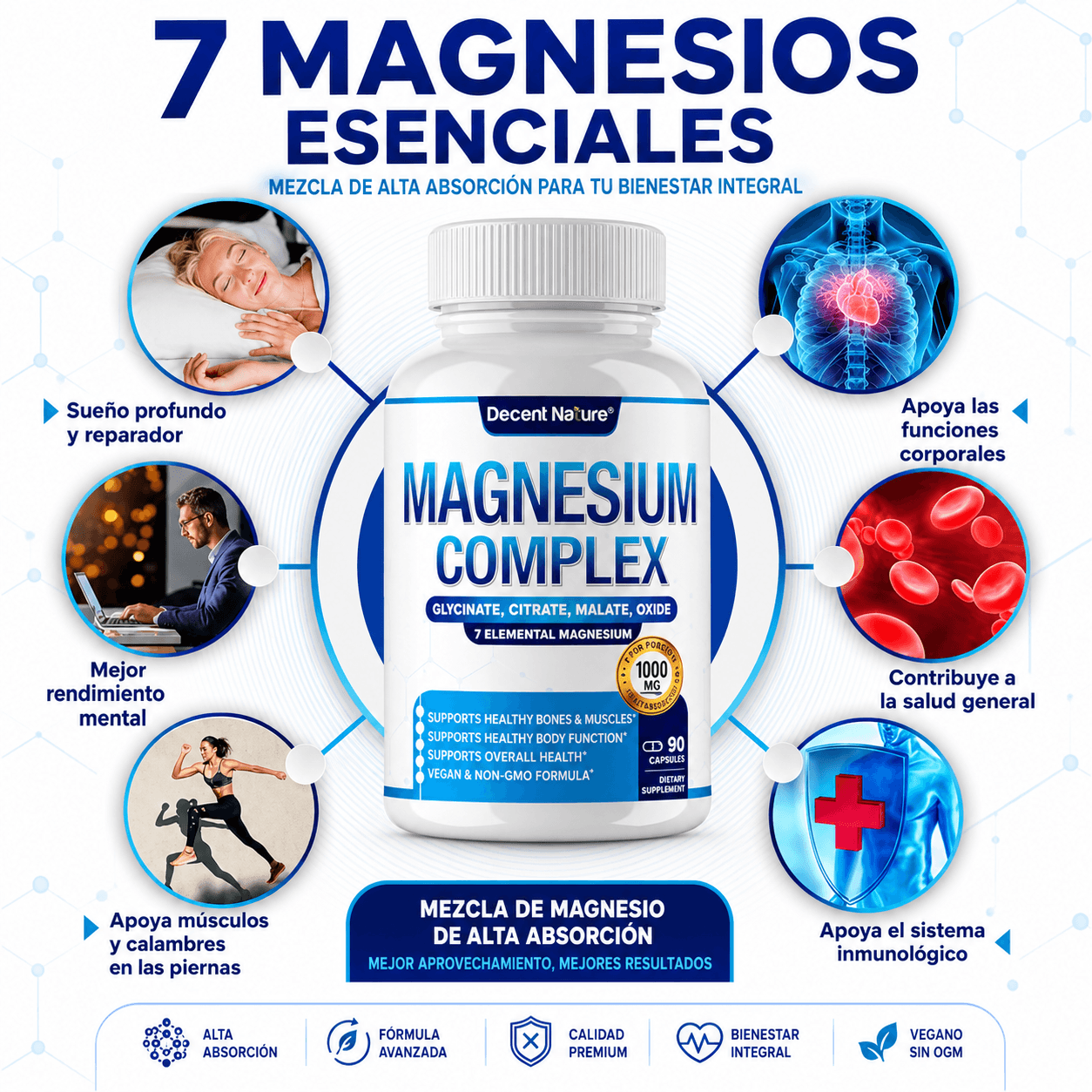 MAGNESIO COMPLEX 8 ELEMENTAL 1000 mg