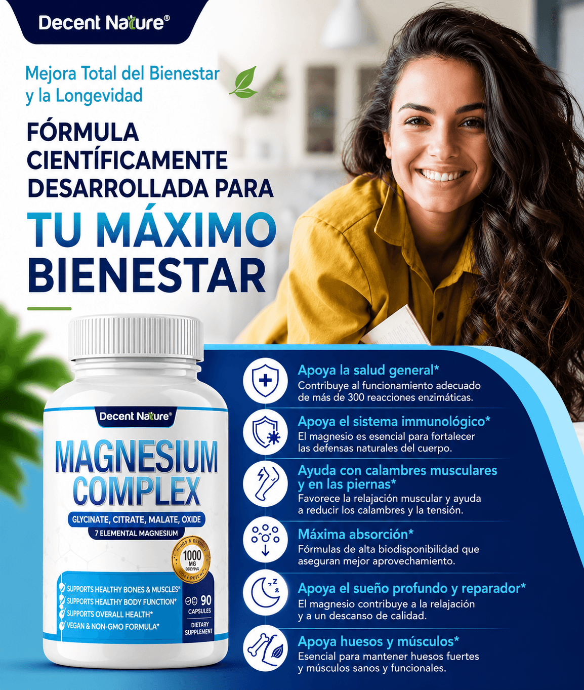 MAGNESIO COMPLEX 8 ELEMENTAL 1000 mg