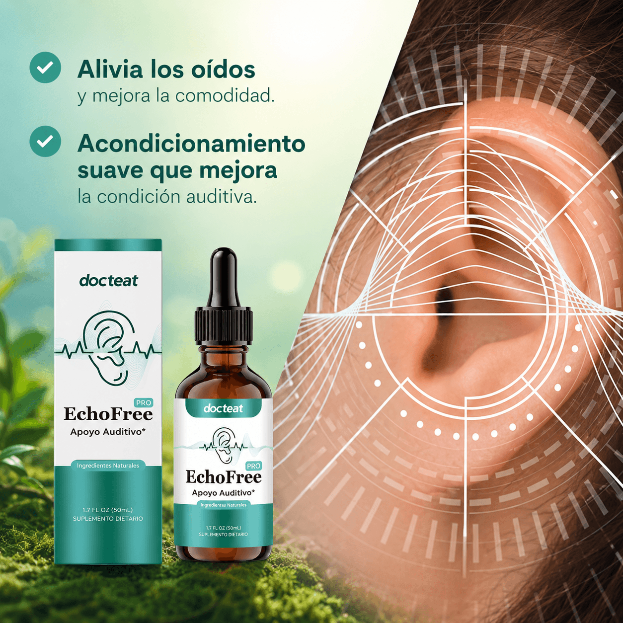 Aceite para Tinnitus y Gotas para los Oídos