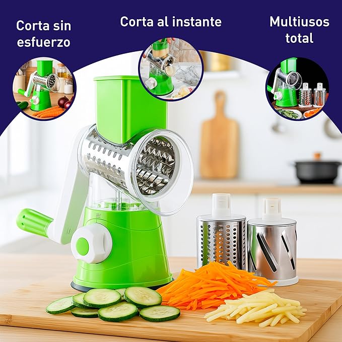 Rallador y Cortador de Verduras