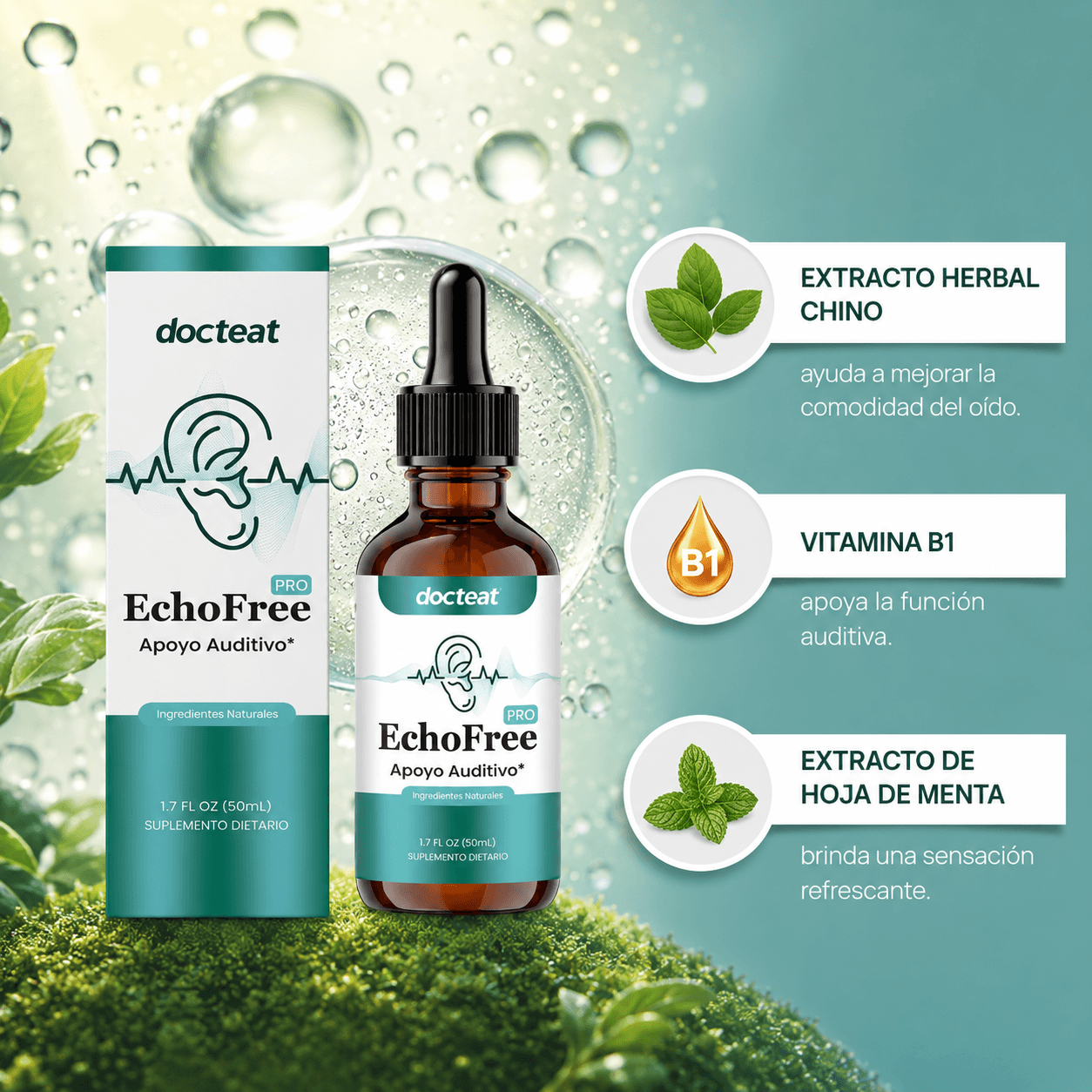 Aceite para Tinnitus y Gotas para los Oídos