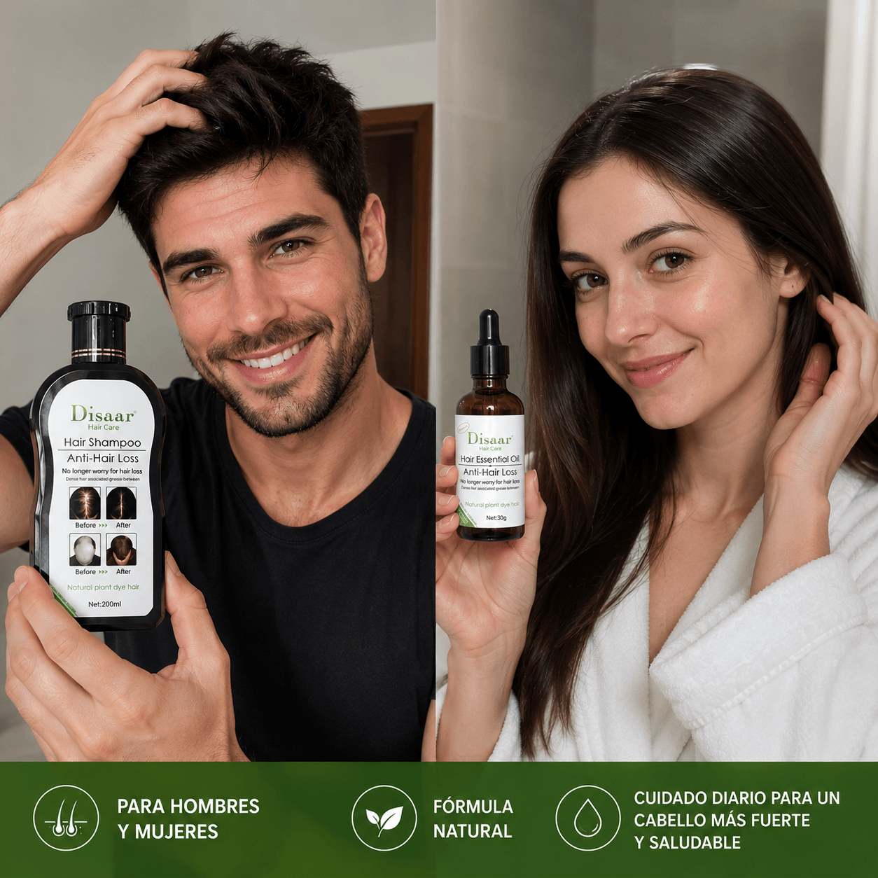 Pack Shampoo Y Serum Anticaida Disaar