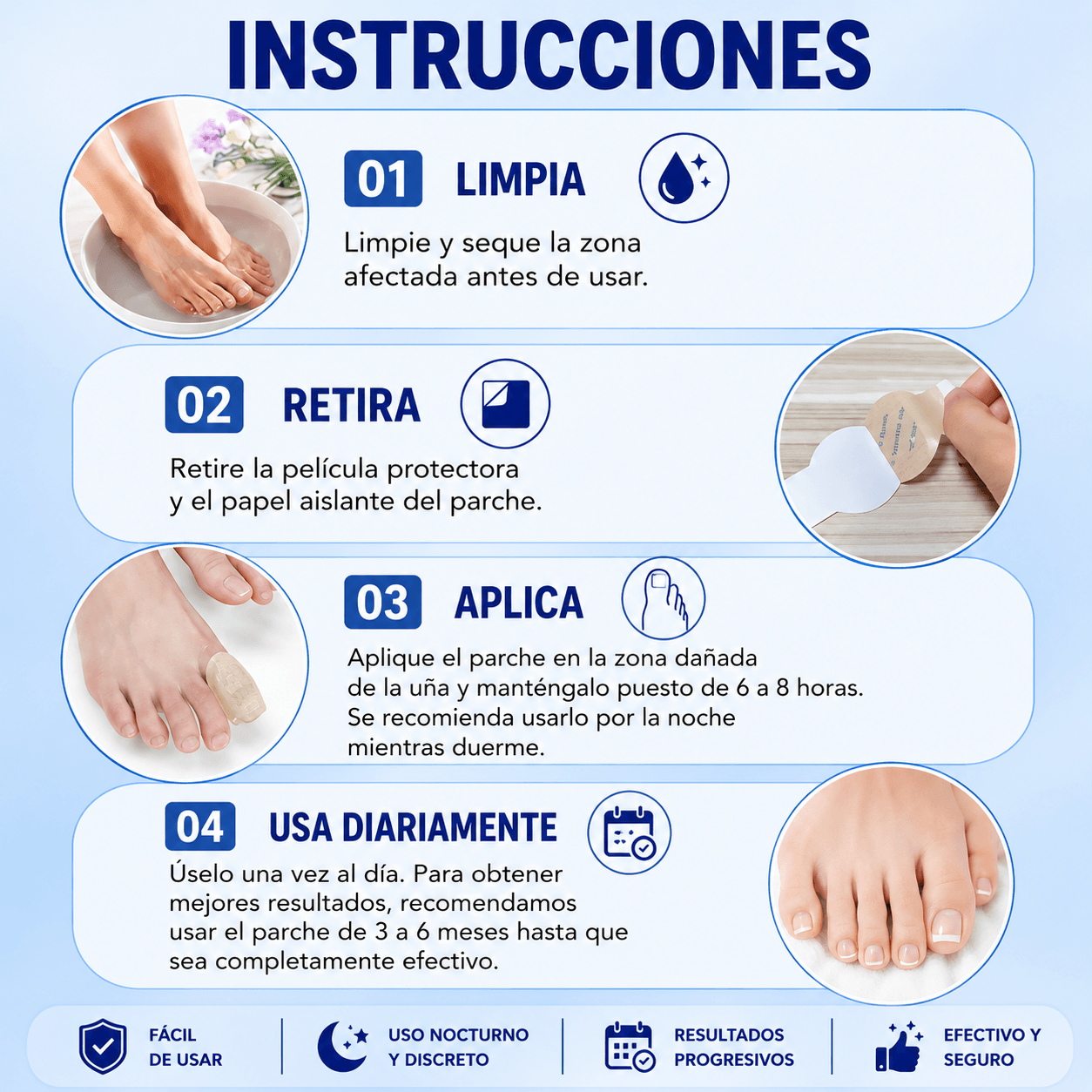 Parches Antihongos