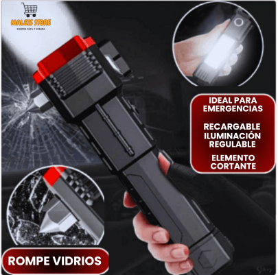 Linterna Táctica 4 en 1