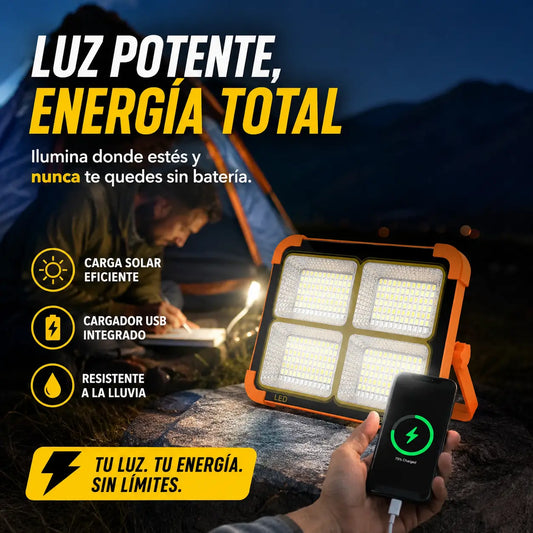 Foco Solar Cargador USB