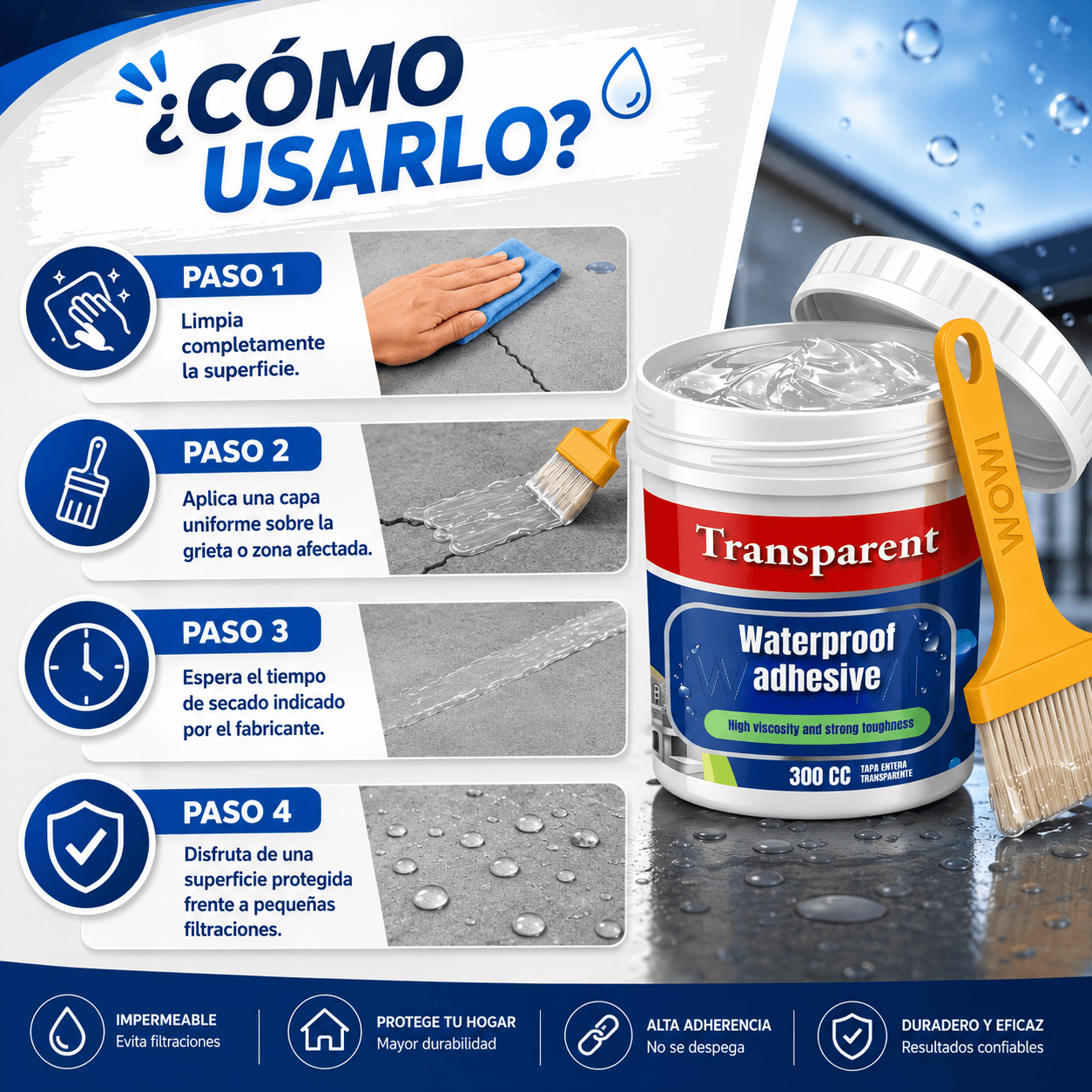PACK 3 Sellador Goteras Impermevilizante