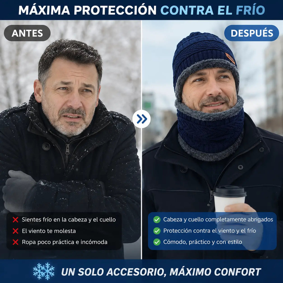 Set de 1 Gorra más 1 Bufanda