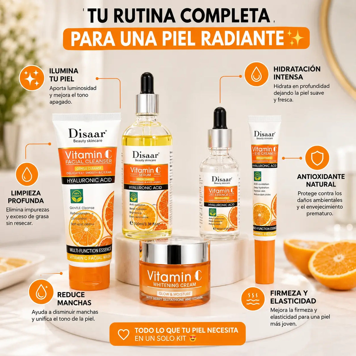 Set Completo Skin Care Vitamina C