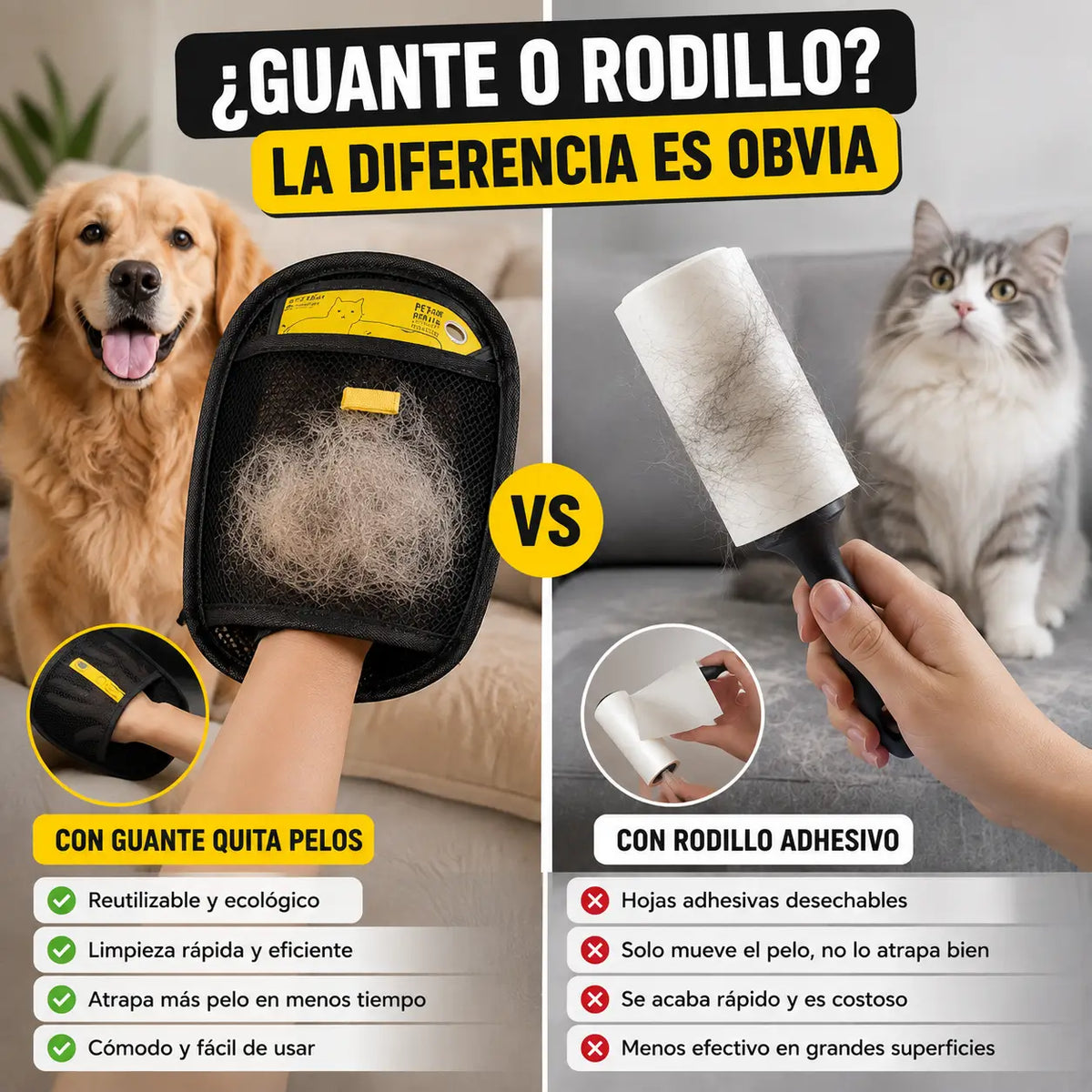 GUANTE QUITA PELOS