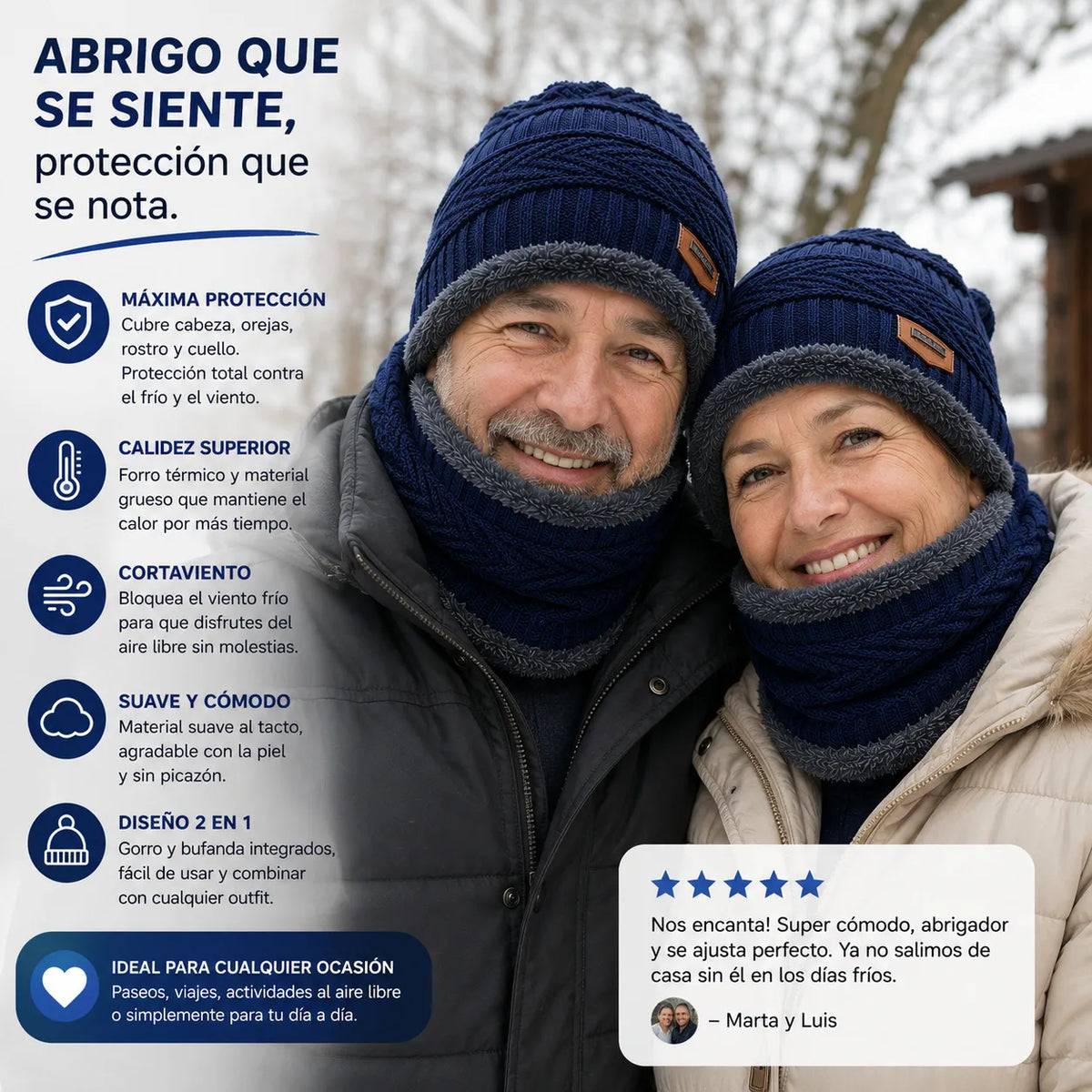 Set de 1 Gorra más 1 Bufanda