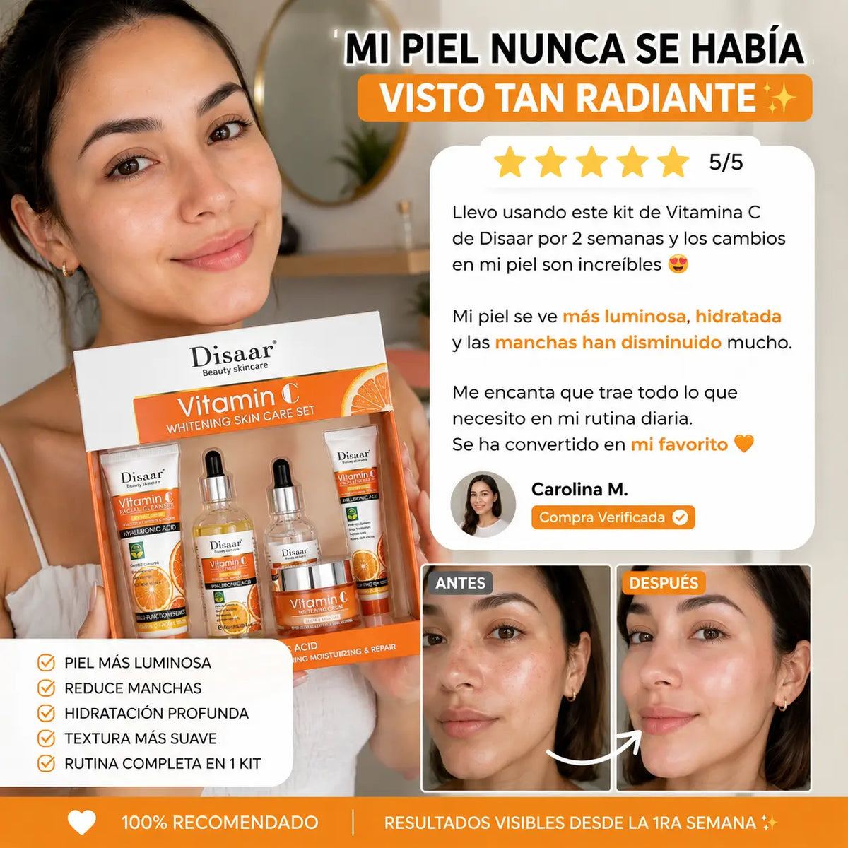 Set Completo Skin Care Vitamina C