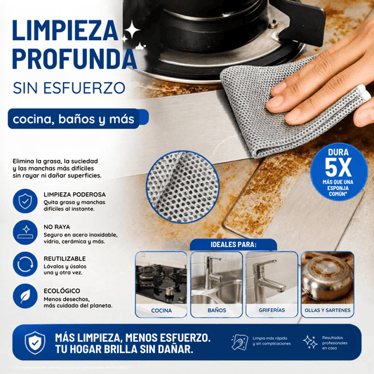 Paños Metálicos de Limpieza 5 unids.