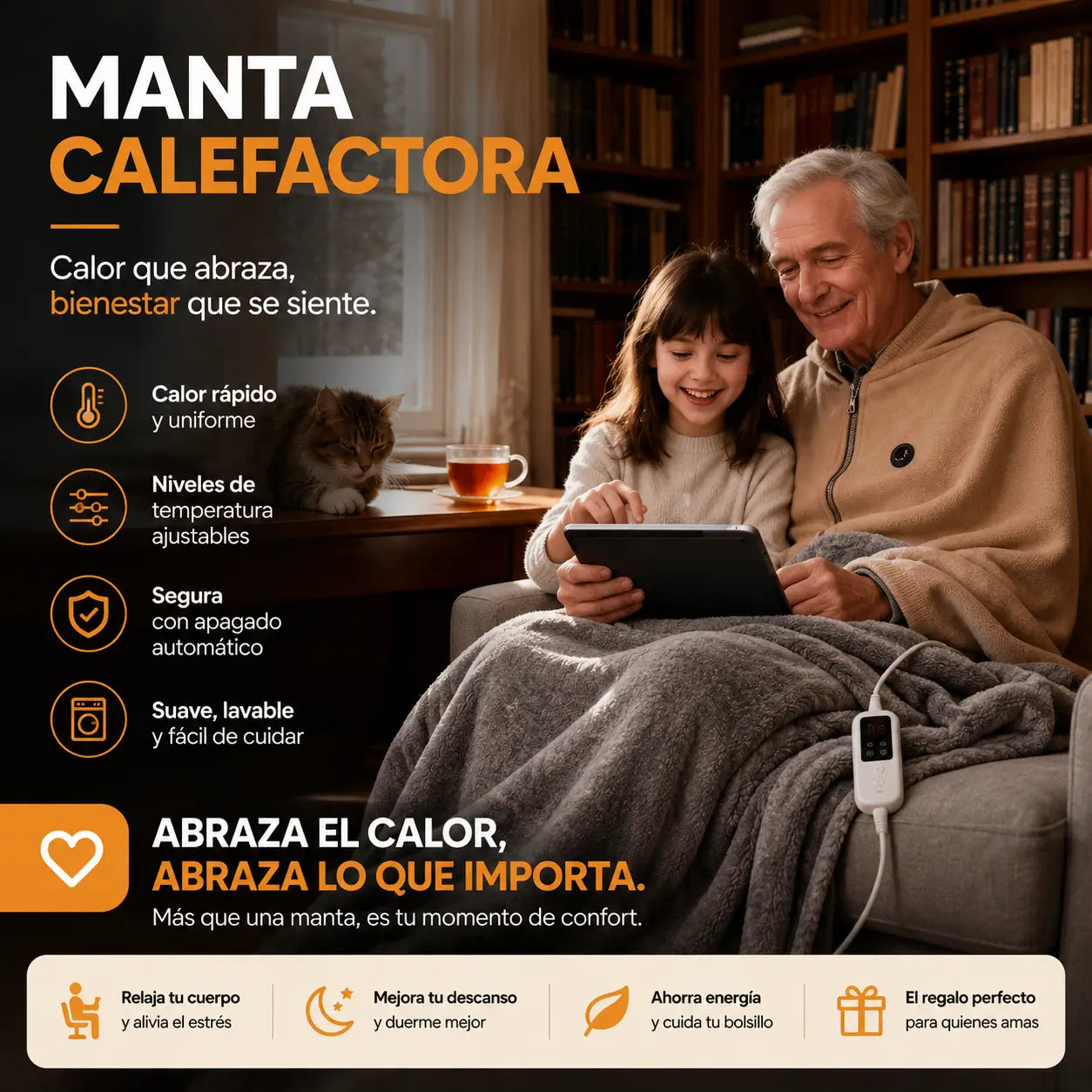 Manta Calefactora Eléctrica